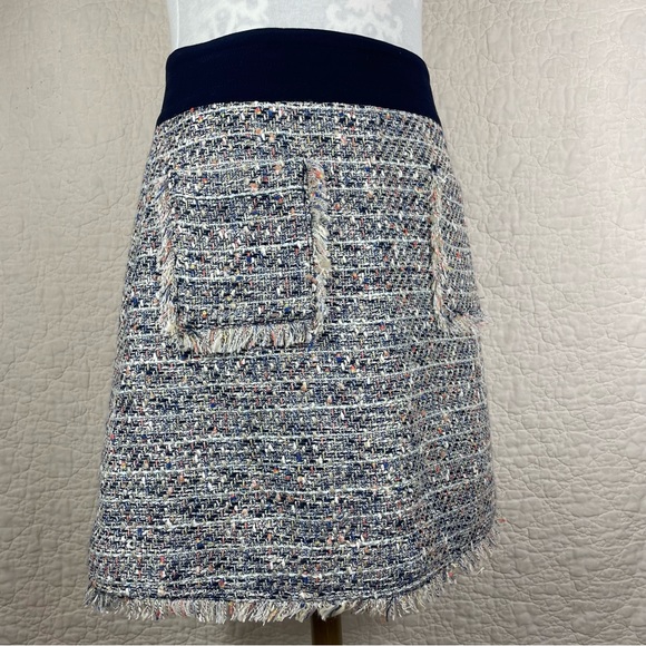 🔥NWT J.Crew Tweed Mini Skirt With Patch Pocket Preppy Women’s Size 4 - Picture 3 of 15